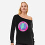 Starfleet Academy Varsity-Womens-Off Shoulder-Sweatshirt-Afire