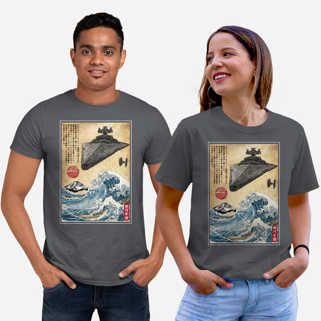 Star Destroyer In Japan-Unisex-Basic-Tee-DrMonekers