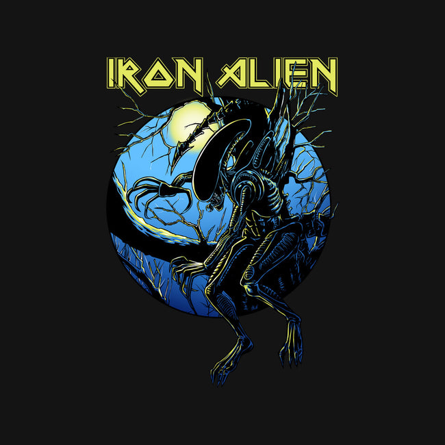 Iron Xenomorph-None-Fleece-Blanket-joerawks