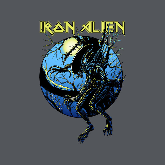 Iron Xenomorph-None-Fleece-Blanket-joerawks