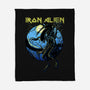 Iron Xenomorph-None-Fleece-Blanket-joerawks