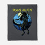 Iron Xenomorph-None-Fleece-Blanket-joerawks