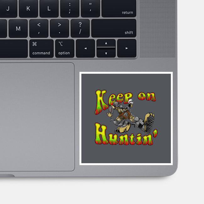 Keep On Huntin-None-Glossy-Sticker-joerawks