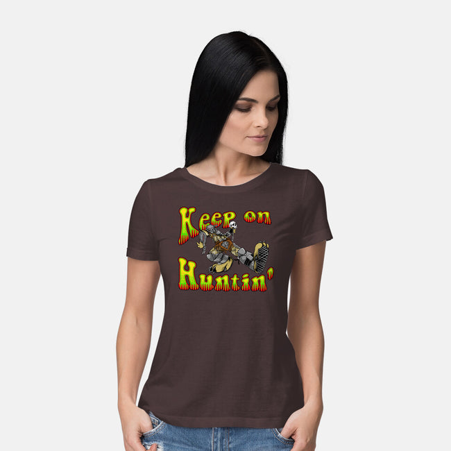 Keep On Huntin-Womens-Basic-Tee-joerawks