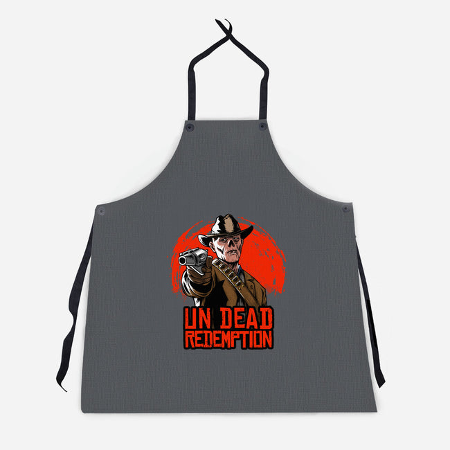 Undead Redemption-Unisex-Kitchen-Apron-joerawks