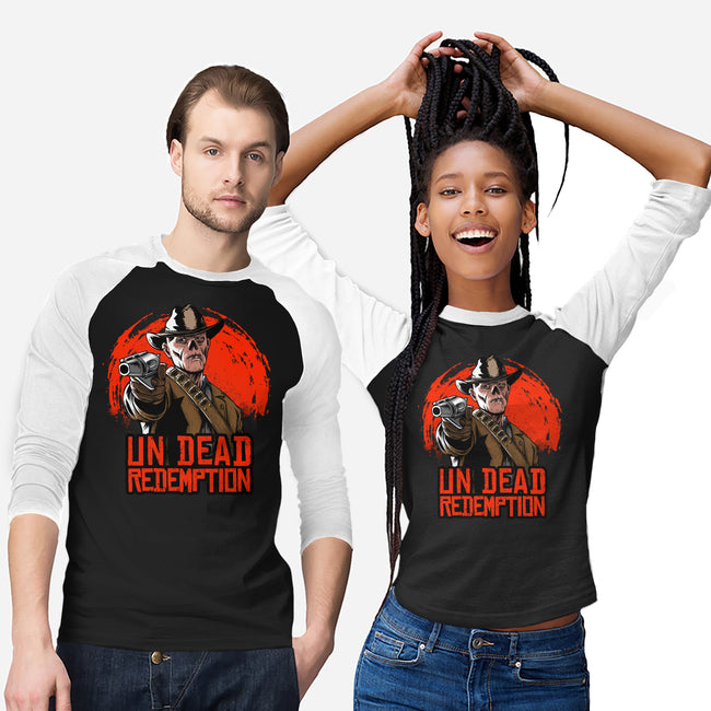 Undead Redemption-Unisex-Baseball-Tee-joerawks