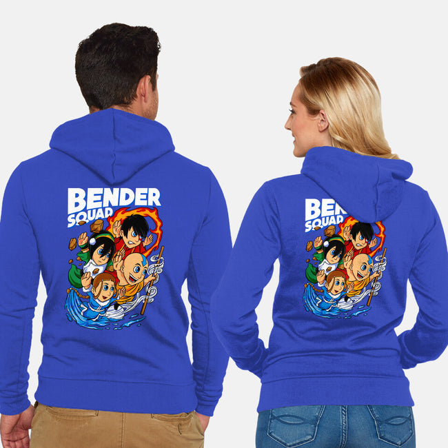 Bender Squad-Unisex-Zip-Up-Sweatshirt-spoilerinc