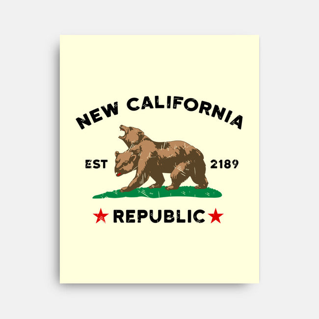 New California Republic-None-Stretched-Canvas-Melonseta