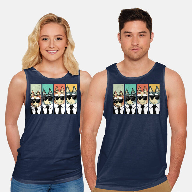 Reservoir Heelers-Unisex-Basic-Tank-retrodivision