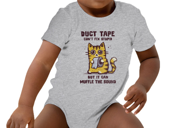 Duct Tape Can Muffle The Sound