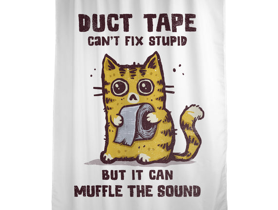 Duct Tape Can Muffle The Sound