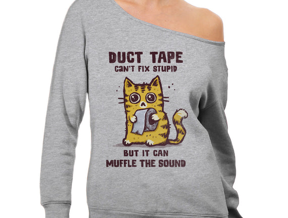 Duct Tape Can Muffle The Sound