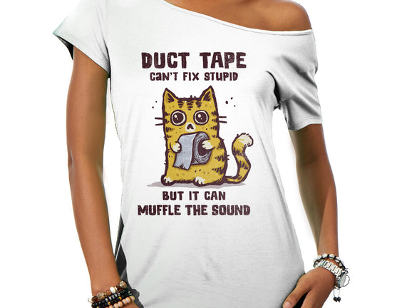 Duct Tape Can Muffle The Sound