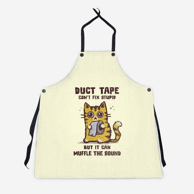 Duct Tape Can Muffle The Sound-Unisex-Kitchen-Apron-kg07