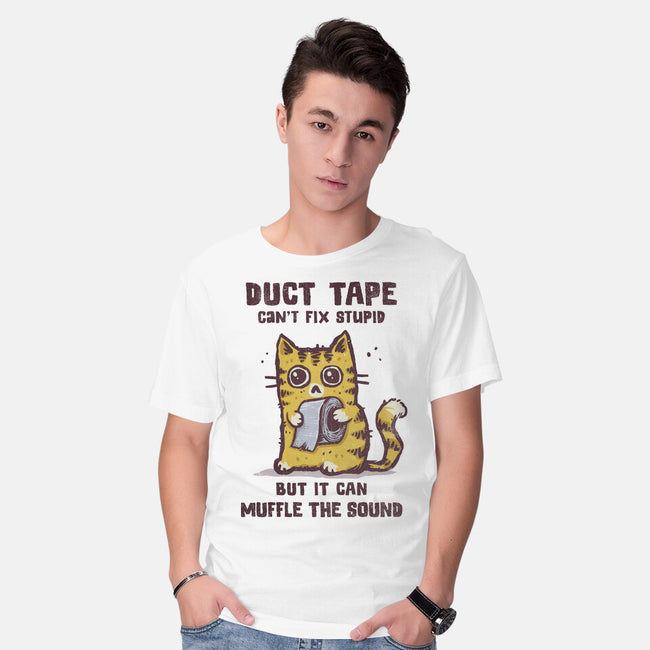 Duct Tape Can Muffle The Sound-Mens-Basic-Tee-kg07