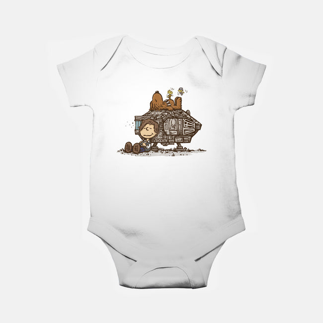 The Lazy Beagle-Baby-Basic-Onesie-kg07