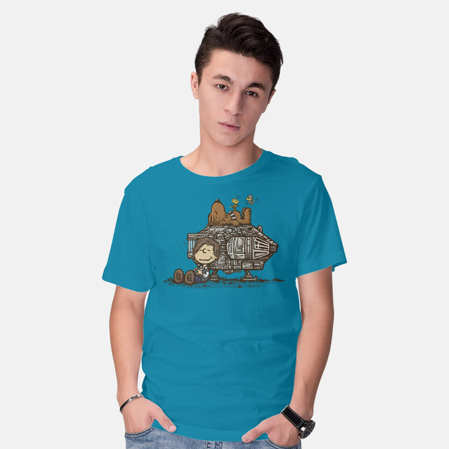 The Lazy Beagle-Mens-Basic-Tee-kg07