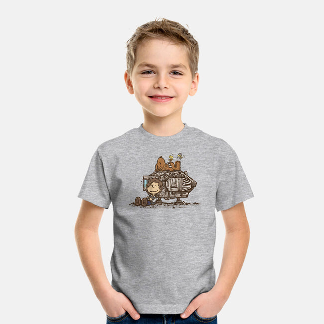 The Lazy Beagle-Youth-Basic-Tee-kg07