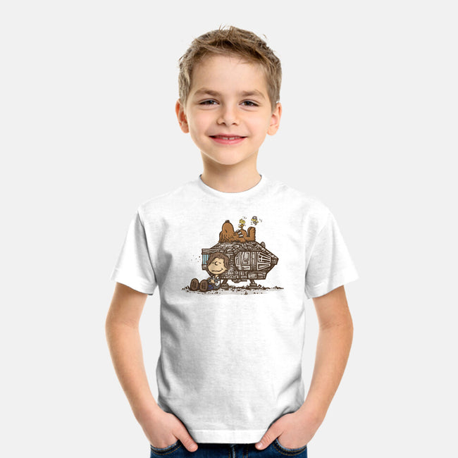 The Lazy Beagle-Youth-Basic-Tee-kg07