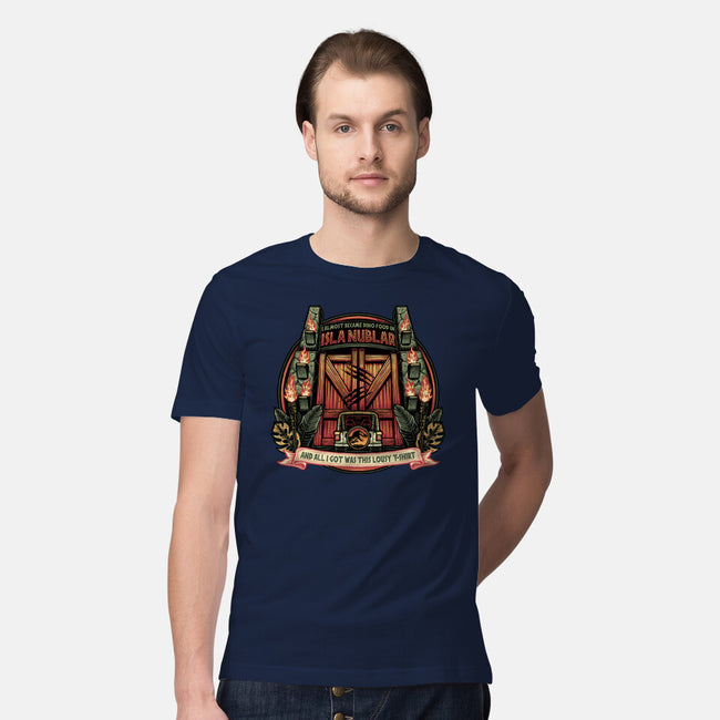 Dino Food In Isla Nublar-Mens-Premium-Tee-glitchygorilla