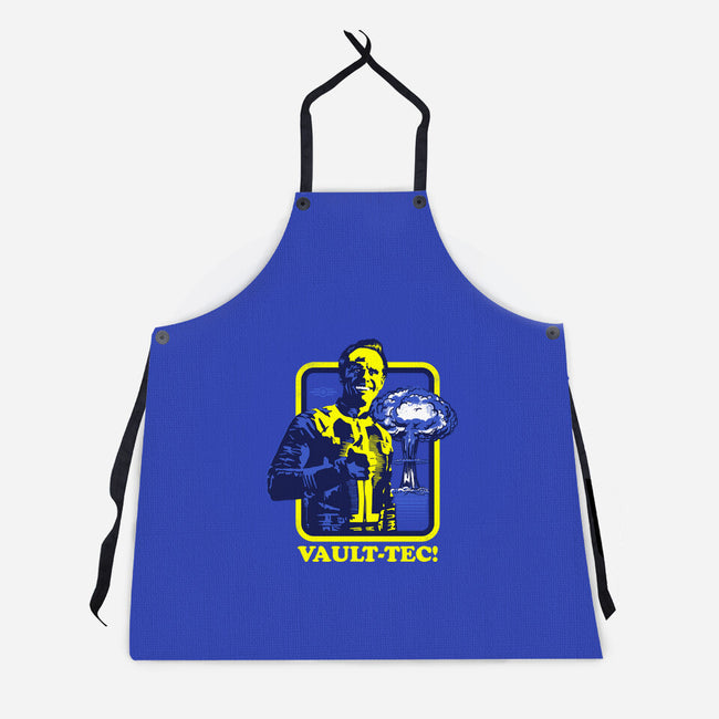 Vault Tec Coop-Unisex-Kitchen-Apron-rocketman_art