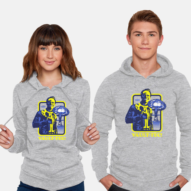 Vault Tec Coop-Unisex-Pullover-Sweatshirt-rocketman_art