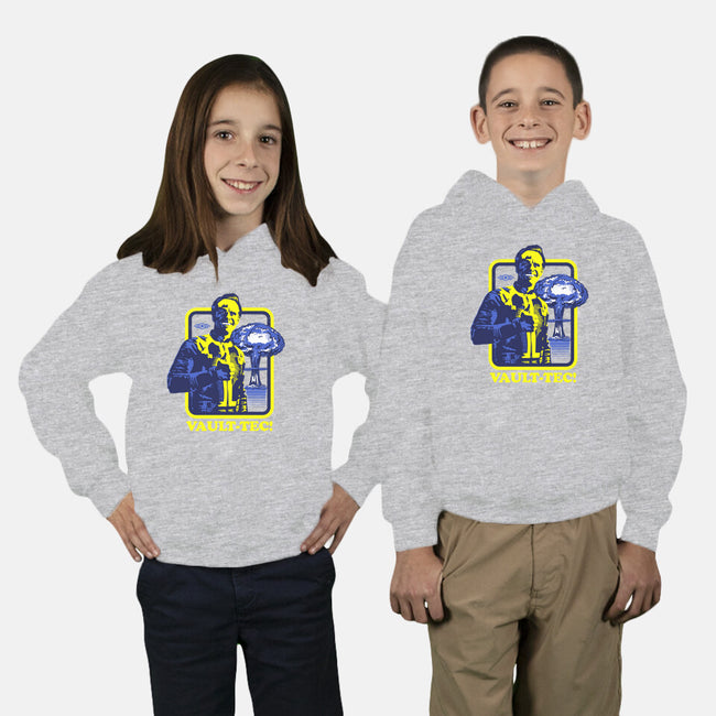 Vault Tec Coop-Youth-Pullover-Sweatshirt-rocketman_art