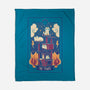 The Tower Cat Tarot-None-Fleece-Blanket-tobefonseca