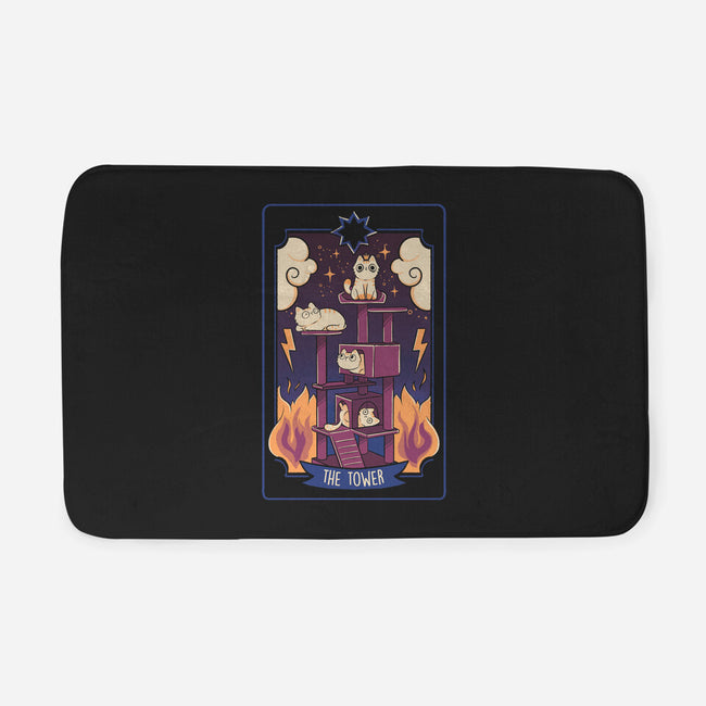 The Tower Cat Tarot-None-Memory Foam-Bath Mat-tobefonseca