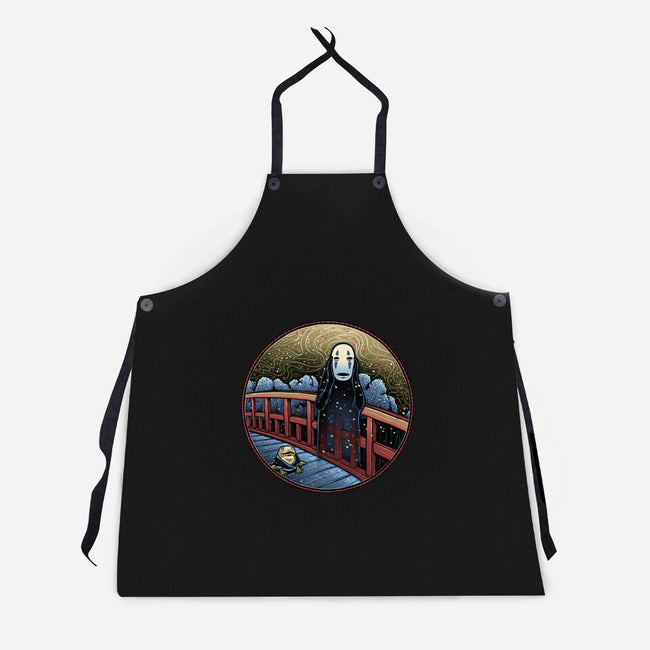 Bridge To The Spirit World-Unisex-Kitchen-Apron-glitchygorilla