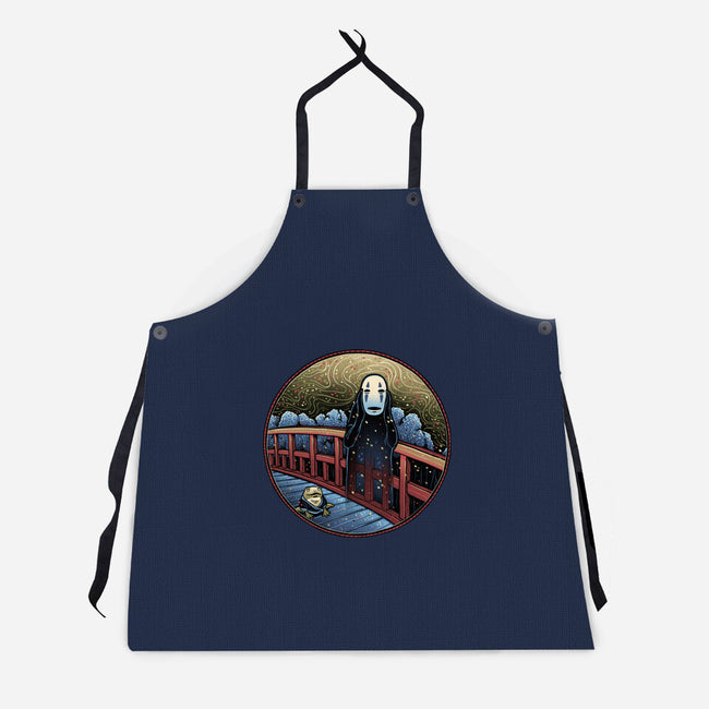 Bridge To The Spirit World-Unisex-Kitchen-Apron-glitchygorilla