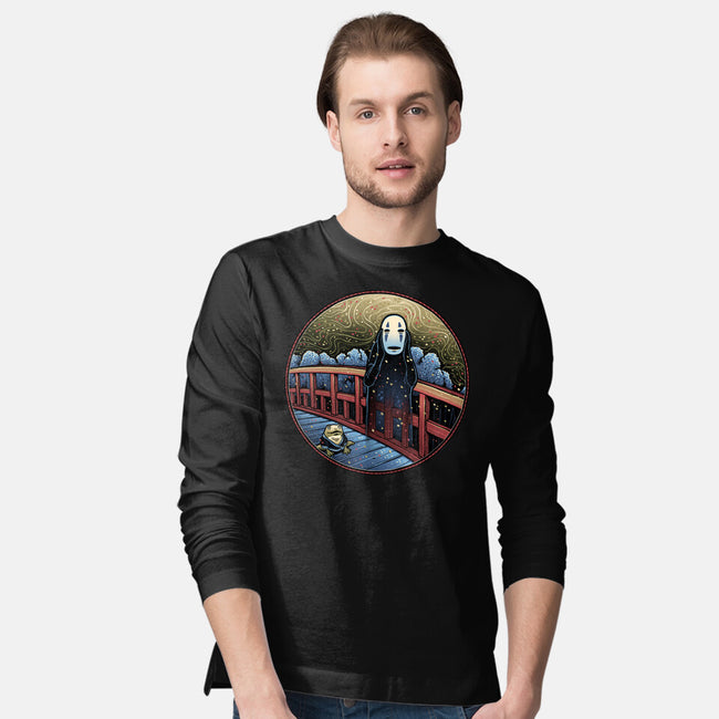 Bridge To The Spirit World-Mens-Long Sleeved-Tee-glitchygorilla