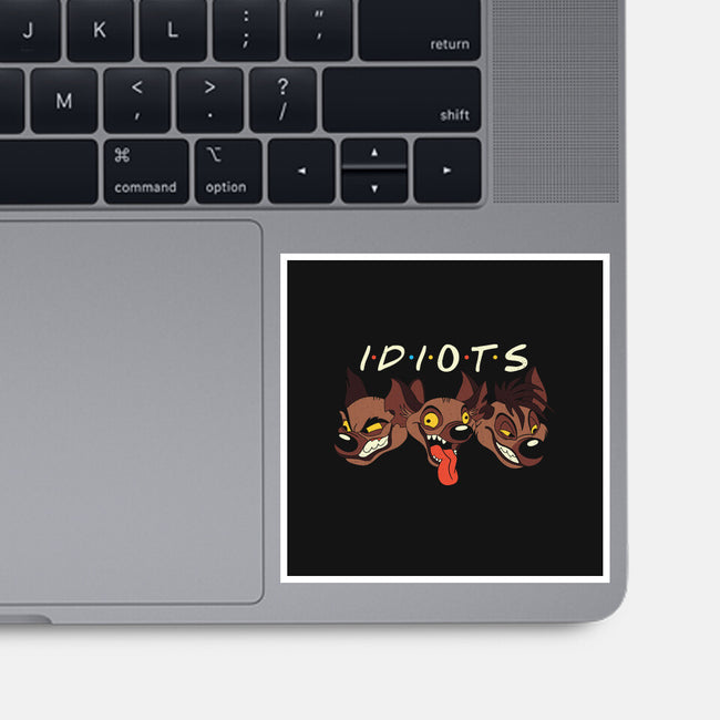 Idiots-None-Glossy-Sticker-Xentee