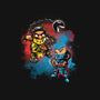 Wario Kombat-None-Glossy-Sticker-Gleydson Barboza