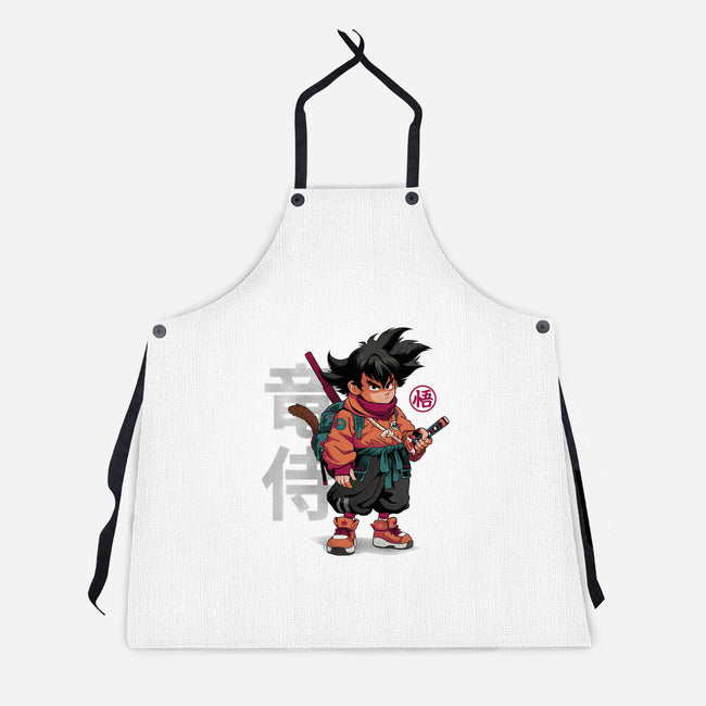 Samurai Dragon-Unisex-Kitchen-Apron-Bruno Mota