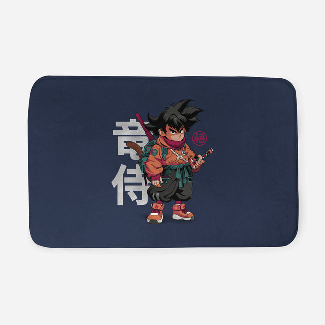 Samurai Dragon-None-Memory Foam-Bath Mat-Bruno Mota