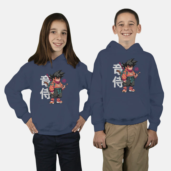 Samurai Dragon-Youth-Pullover-Sweatshirt-Bruno Mota