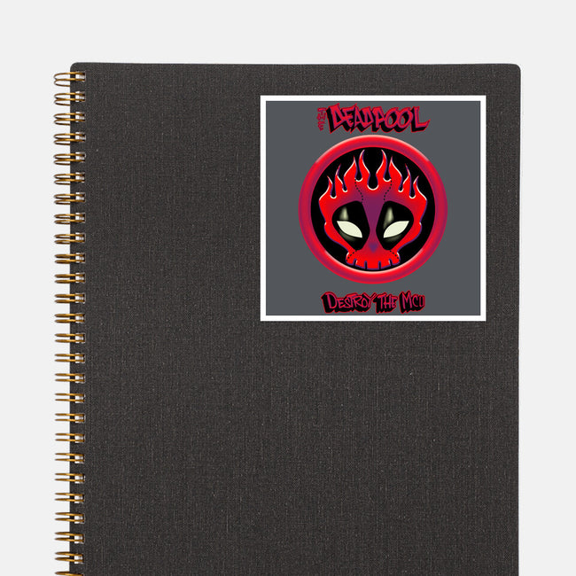 The Deadpool Destroy The MCU-None-Glossy-Sticker-Samuel