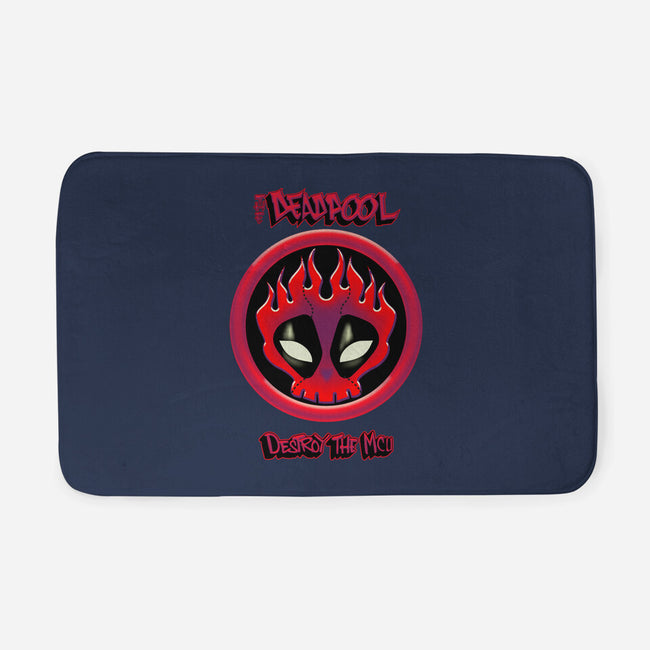 The Deadpool Destroy The MCU-None-Memory Foam-Bath Mat-Samuel