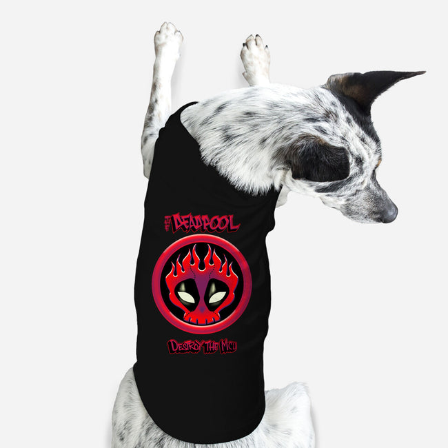 The Deadpool Destroy The MCU-Dog-Basic-Pet Tank-Samuel