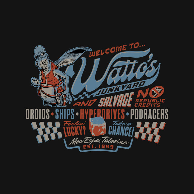 Watto's Junkyard-Womens-Basic-Tee-Wheels