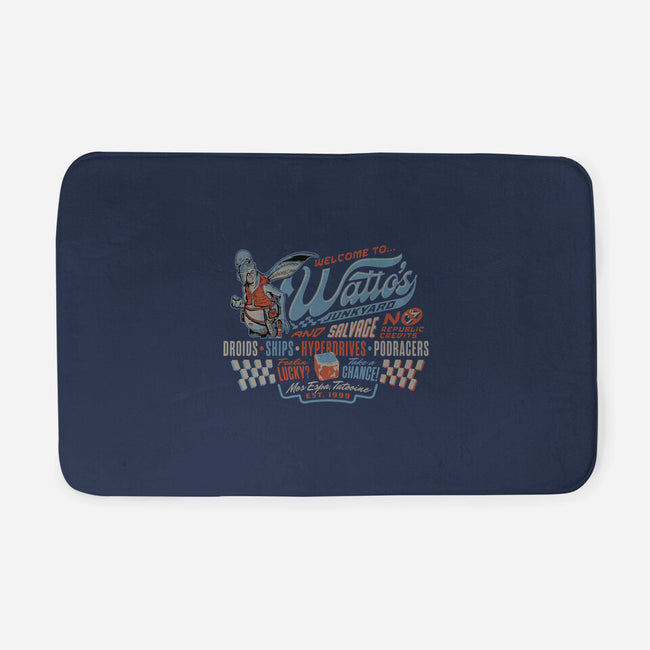 Watto's Junkyard-None-Memory Foam-Bath Mat-Wheels