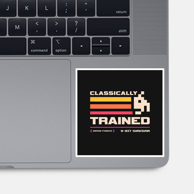 Classically Trained For Retro Gamers-None-Glossy-Sticker-sachpica