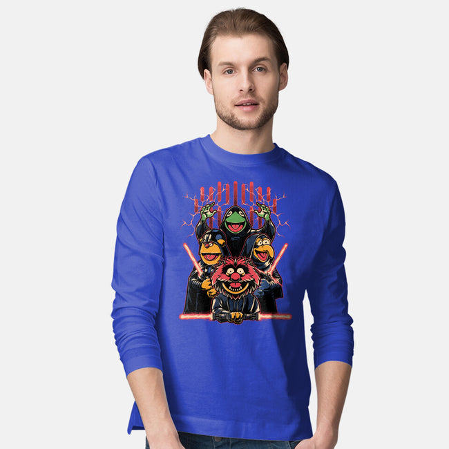 Evil Dark Puppets-Mens-Long Sleeved-Tee-Studio Mootant