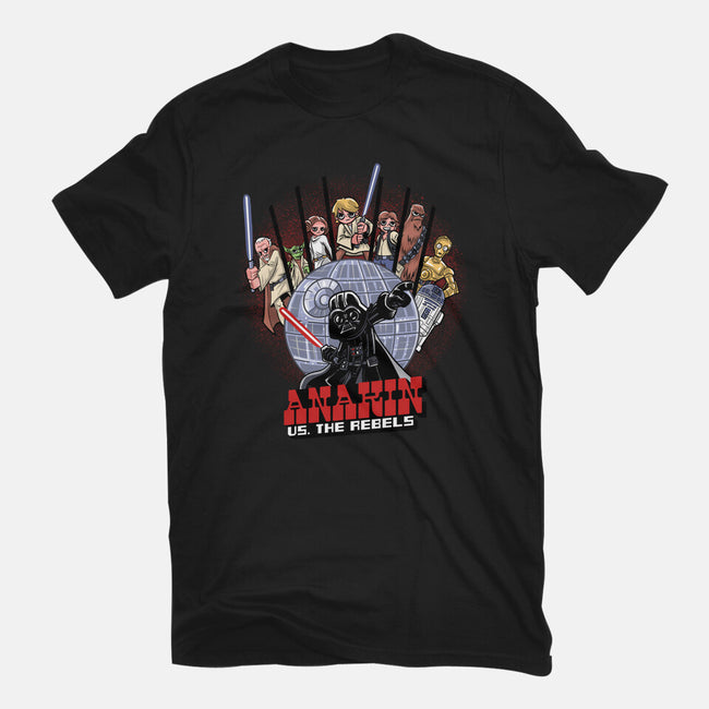 Anakin Vs The Rebels-Mens-Basic-Tee-zascanauta