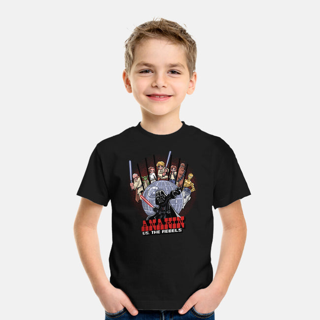 Anakin Vs The Rebels-Youth-Basic-Tee-zascanauta