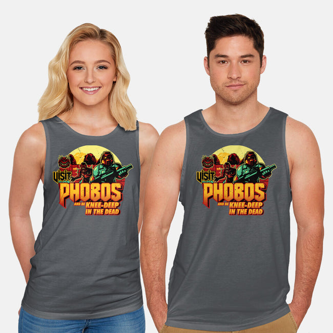 Phobos Moon-Unisex-Basic-Tank-daobiwan