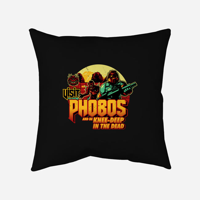 Phobos Moon-None-Removable Cover-Throw Pillow-daobiwan