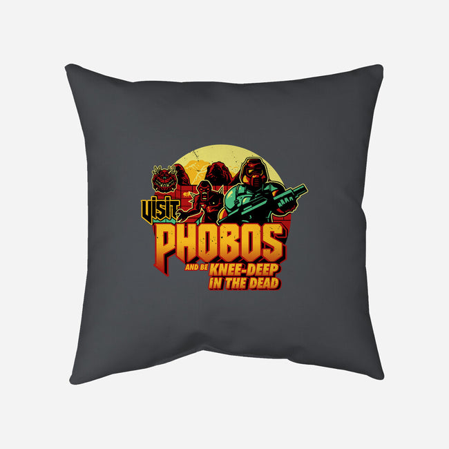 Phobos Moon-None-Removable Cover-Throw Pillow-daobiwan