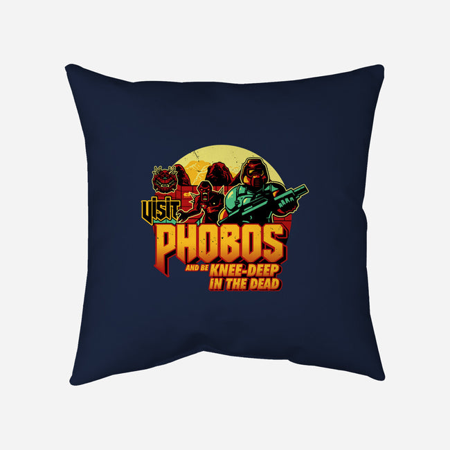 Phobos Moon-None-Removable Cover-Throw Pillow-daobiwan